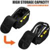 imageBV Bike Bag  Rear Bike Saddle Bag with Secure Velcro Mount ampamp Shoulder Strap  Pump Holder Bottle Pocket ampamp Reflective Trim  Ideal for Work Commute ampamp Everyday Cycling  Bike Bags for BicyclesTrunk Bag