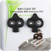 imageBV Bike Cleats  Compatible with Shimano SPD ampamp Look XTrack Pedals for Spinning Indoor Cycling and Mountain Biking  Easy Cleat Release Top Power Transfer Customizable StabilitySpd Cleats  1 Pair