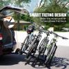 imageBV Bike Hitch Mount Rack Carrier for Car Truck SUV  Tray Style Smart Tilting Design StandardFat Tire 2 BikeEbikeFat Tire 4 Bike