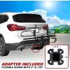 imageBV Bike Hitch Mount Rack Carrier for Car Truck SUV  Tray Style Smart Tilting Design StandardFat Tire 2 BikeStandard  Fat Tire 2 Bikes