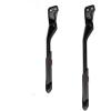 imageBV Bike Kickstand  Easy to Install Mountain Bike Kick Stand for 2429quot Bicycles  Adjustable Length NonSlip Sole Aluminum Alloy Material  Black Bicycle Kickstand Adult Bike Holes Required