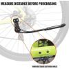 imageBV Bike Kickstand  Mountain Bike Kick Stand for 2429quot Bicycles  Adjustable Length NonSlip Sole Aluminum Alloy Material  Bicycle KickstandRegular Duty
