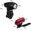 imageBV Bike Lights Super Bright with 5 LED Bike Headlight ampamp 3 LED Rear Bike Lights for Night Riding with QuickRelease Waterproof Bicycle Light Set Bike Accessories Bicycle Accessories FlashlightRechargeable  Pair