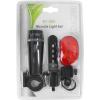 imageBV Bike Lights Super Bright with 5 LED Bike Headlight ampamp 3 LED Rear Bike Lights for Night Riding with QuickRelease Waterproof Bicycle Light Set Bike Accessories Bicycle Accessories FlashlightBattery Powered