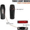 imageBV Bike Lights Super Bright with 5 LED Bike Headlight ampamp 3 LED Rear Bike Lights for Night Riding with QuickRelease Waterproof Bicycle Light Set Bike Accessories Bicycle Accessories FlashlightRechargeable  Pair