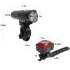 imageBV Bike Lights Super Bright with 5 LED Bike Headlight ampamp 3 LED Rear Bike Lights for Night Riding with QuickRelease Waterproof Bicycle Light Set Bike Accessories Bicycle Accessories FlashlightRechargeable  1000 Lumens