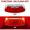 imageBV Bike Lights for Night Riding LED Bike Tail Light  Bicycle Light BatteryPoweredRechargeable  Rear Bike Light Weather Resistant  Visible Up to 1500ft Bicycle Tail Light LED Bike LightRear Carrier Mount Plus  Single