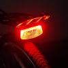 imageBV Bike Lights for Night Riding LED Bike Tail Light  Bicycle Light BatteryPoweredRechargeable  Rear Bike Light Weather Resistant  Visible Up to 1500ft Bicycle Tail Light LED Bike LightRear Carrier Mount Plus  Single