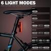 imageBV Bike Lights for Night Riding LED Bike Tail Light  Bicycle Light BatteryPoweredRechargeable  Rear Bike Light Weather Resistant  Visible Up to 1500ft Bicycle Tail Light LED Bike LightTwoway Mount  Rechargeable  Pair