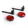 imageBV Bike Lights for Night Riding LED Bike Tail Light  Bicycle Light BatteryPoweredRechargeable  Rear Bike Light Weather Resistant  Visible Up to 1500ft Bicycle Tail Light LED Bike LightStrap Mount  Pair