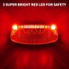 imageBV Bike Lights for Night Riding LED Bike Tail Light  Bicycle Light BatteryPoweredRechargeable  Rear Bike Light Weather Resistant  Visible Up to 1500ft Bicycle Tail Light LED Bike LightRear Carrier Mount Plus  Single