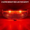 imageBV Bike Lights for Night Riding LED Bike Tail Light  Bicycle Light BatteryPoweredRechargeable  Rear Bike Light Weather Resistant  Visible Up to 1500ft Bicycle Tail Light LED Bike LightRear Carrier Mount  Single