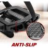imageBV Bike Pedals Shimano SPDLook Delta Compatible 916 with Toe Clips  Peloton Pedals for Regular Shoes  Toe Cages for Peloton Bike  Exercise Bike Pedals  Universal Fit Bicycle PedalDelta Pedal  Toe Cage