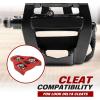 imageBV Bike Pedals Shimano SPDLook Delta Compatible 916 with Toe Clips  Peloton Pedals for Regular Shoes  Toe Cages for Peloton Bike  Exercise Bike Pedals  Universal Fit Bicycle PedalDelta Pedal  Toe Cage