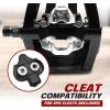 imageBV Bike Pedals Shimano SPDLook Delta Compatible 916 with Toe Clips  Peloton Pedals for Regular Shoes  Toe Cages for Peloton Bike  Exercise Bike Pedals  Universal Fit Bicycle PedalSpd Pedal and Toe Cage