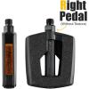 imageBV Bike Pedals with Replaceable Pins  Flat Lightweight ampamp Durable Bicycle Pedals with Great Grip  Made of Alloy Steel ampamp Plastic  Ideal for BMX Dirt Jumper Hybrid Bikes ampamp as MTB  Adult FitPd2eco Pp Body  Boron Steel Axle