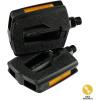 imageBV Bike Pedals with Replaceable Pins  Flat Lightweight ampamp Durable Bicycle Pedals with Great Grip  Made of Alloy Steel ampamp Plastic  Ideal for BMX Dirt Jumper Hybrid Bikes ampamp as MTB  Adult FitPd2eco Pp Body  Boron Steel Axle