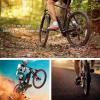 imageBV Bike Pedals with Replaceable Pins  Flat Lightweight ampamp Durable Bicycle Pedals with Great Grip  Made of Alloy Steel ampamp Plastic  Ideal for BMX Dirt Jumper Hybrid Bikes ampamp as MTB  Adult FitPd532 Nylon Body  Cnc Axle
