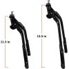 imageBV Bike Stand Heavy Duty for 24quot28quot EBike  Bike Kickstand Supports Up to 77 lbs  Adjustable ampamp Foldable Kickstand for Adult Bike with Center Mount ampamp Secure Support  Strong ampamp Durable for EbikesRegular Duty