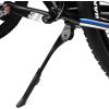 imageBV Chromium Adjustable Bicycle Kickstand with Concealed SpringLoaded Latch for 2429 Inch Bike KickstandsBlack