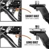 imageBV Chromium Adjustable Bicycle Kickstand with Concealed SpringLoaded Latch for 2429 Inch Bike KickstandsBlack