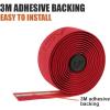 imageBV EVA Road Bike Handlebar Tapes Bicycle Bar Tape Cycling Handle Wraps  2 RollsRed