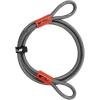imageBV HeavyDuty 15FT Security Cable with Loops  10mm 38 Inch CutResistant Braided Steel Cable  Versatile ampamp Weatherproof  Security Chain for Padlock Chain Lock Wire LockSingle