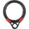 imageBV HeavyDuty 15FT Security Cable with Loops  10mm 38 Inch CutResistant Braided Steel Cable  Versatile ampamp Weatherproof  Security Chain for Padlock Chain Lock Wire LockSingle