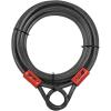 imageBV HeavyDuty 15FT Security Cable with Loops  10mm 38 Inch CutResistant Braided Steel Cable  Versatile ampamp Weatherproof  Security Chain for Padlock Chain Lock Wire LockSingle
