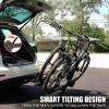 imageBV Hitch Mount Bicycle Rack Carrier for Car Truck SUV  Tray Style Smart Tilting Design EBikeFat Tire 2 BikeEBikeFat Tire 2 Bikes
