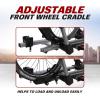 imageBV Hitch Mount Bicycle Rack Carrier for Car Truck SUV  Tray Style Smart Tilting Design EBikeFat Tire 2 BikeEbikeFat Tire 2 Bikes PRO