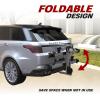 imageBV Hitch Mount Bicycle Rack Carrier for Car Truck SUV  Tray Style Smart Tilting Design EBikeFat Tire 2 BikeEbikeFat Tire 2 Bikes PRO