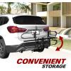 imageBV Hitch Mount Bicycle Rack Carrier for Car Truck SUV  Tray Style Smart Tilting Design EBikeFat Tire 2 BikeStandard  Fat Tire 2 Bikes