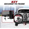 imageBV Hitch Mount Bicycle Rack Carrier for Car Truck SUV  Tray Style Smart Tilting Design EBikeFat Tire 2 BikeStandard  Fat Tire 2 Bikes