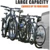 imageBV Hitch Mount Bicycle Rack Carrier for Car Truck SUV  Tray Style Smart Tilting Design EBikeFat Tire 2 BikeStandard  Fat Tire 4 Bikes