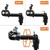 imageBV Mechanic Bike Repair Stand  Bicycle Workstand with Adjustable Height for Standard Mountain and Road Bikes Tool Plate Included
