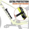 imageBV Mini Bike Pump Portable Frame Pump Shock Pump for Bike Shock Air Ball Pump Inflator with Ball Pump Needles Mini Pump Fits Presta ampamp Schrader Smart ValveMini Pump