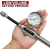 imageBV Mini Bike Pump Portable Frame Pump Shock Pump for Bike Shock Air Ball Pump Inflator with Ball Pump Needles Mini Pump Fits Presta ampamp Schrader Smart ValveShock Pump300 PSI