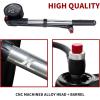 imageBV Mini Bike Pump Portable Frame Pump Shock Pump for Bike Shock Air Ball Pump Inflator with Ball Pump Needles Mini Pump Fits Presta ampamp Schrader Smart ValveShock Pump400 PSI