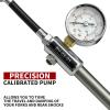 imageBV Mini Bike Pump Portable Frame Pump Shock Pump for Bike Shock Air Ball Pump Inflator with Ball Pump Needles Mini Pump Fits Presta ampamp Schrader Smart ValveShock Pump300 PSI