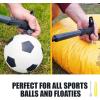 imageBV Mini Bike Pump Portable Frame Pump Shock Pump for Bike Shock Air Ball Pump Inflator with Ball Pump Needles Mini Pump Fits Presta ampamp Schrader Smart ValveMini Pump