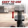 imageBV Portable Composite Foot Bike Pump with Gauge and 100 PSI Pressure  Schrader and Presta Compatible Bicycle Pump with Ergonomic Pedal for Easy Use  Ideal as Bike Tire Pump and for Other Inflatables