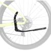 imageBV Rear Bike Stand for 24quot28quot Bikes  Adjustable Bike Kickstand for Adult Bike with 8 Height Levels NonSlip Foot ampamp Clamp Grip  WeatherResistant Aluminum Alloy Bicycle Stand for Road Mountain BMXBlack