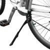 imageBV Rear Bike Stand for 24quot28quot Bikes  Adjustable Bike Kickstand for Adult Bike with 8 Height Levels NonSlip Foot ampamp Clamp Grip  WeatherResistant Aluminum Alloy Bicycle Stand for Road Mountain BMXBlack