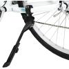 imageBV Rear Bike Stand for 24quot28quot Bikes  Adjustable Bike Kickstand for Adult Bike with 8 Height Levels NonSlip Foot ampamp Clamp Grip  WeatherResistant Aluminum Alloy Bicycle Stand for Road Mountain BMXBlack