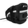 imageBV StrapOn Bike Bag with Reflective Material  Capacious Saddle Bag with Seperate Divider for Small Items ampamp Room for All Your Essentials  Bike Pouch with Taillight Hanger for Maximum SafetyLarge