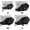 imageBV StrapOn Bike Bag with Reflective Material  Capacious Saddle Bag with Seperate Divider for Small Items ampamp Room for All Your Essentials  Bike Pouch with Taillight Hanger for Maximum SafetyLarge