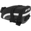 imageBV StrapOn Bike Bag with Reflective Material  Capacious Saddle Bag with Seperate Divider for Small Items ampamp Room for All Your Essentials  Bike Pouch with Taillight Hanger for Maximum SafetySmall
