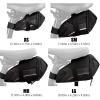 imageBV StrapOn Bike Bag with Reflective Material  Capacious Saddle Bag with Seperate Divider for Small Items ampamp Room for All Your Essentials  Bike Pouch with Taillight Hanger for Maximum SafetySmall