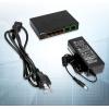 imageBVTech 6 Port PoE Switch 4 PoE Ports with 2 Ethernet Uplink and Extend Function  60W  8023at  1 High Power PoE Port Desktop Fanless Design  Plug ampamp Play  Sturdy Metal HousingGigabit2 Uplinks